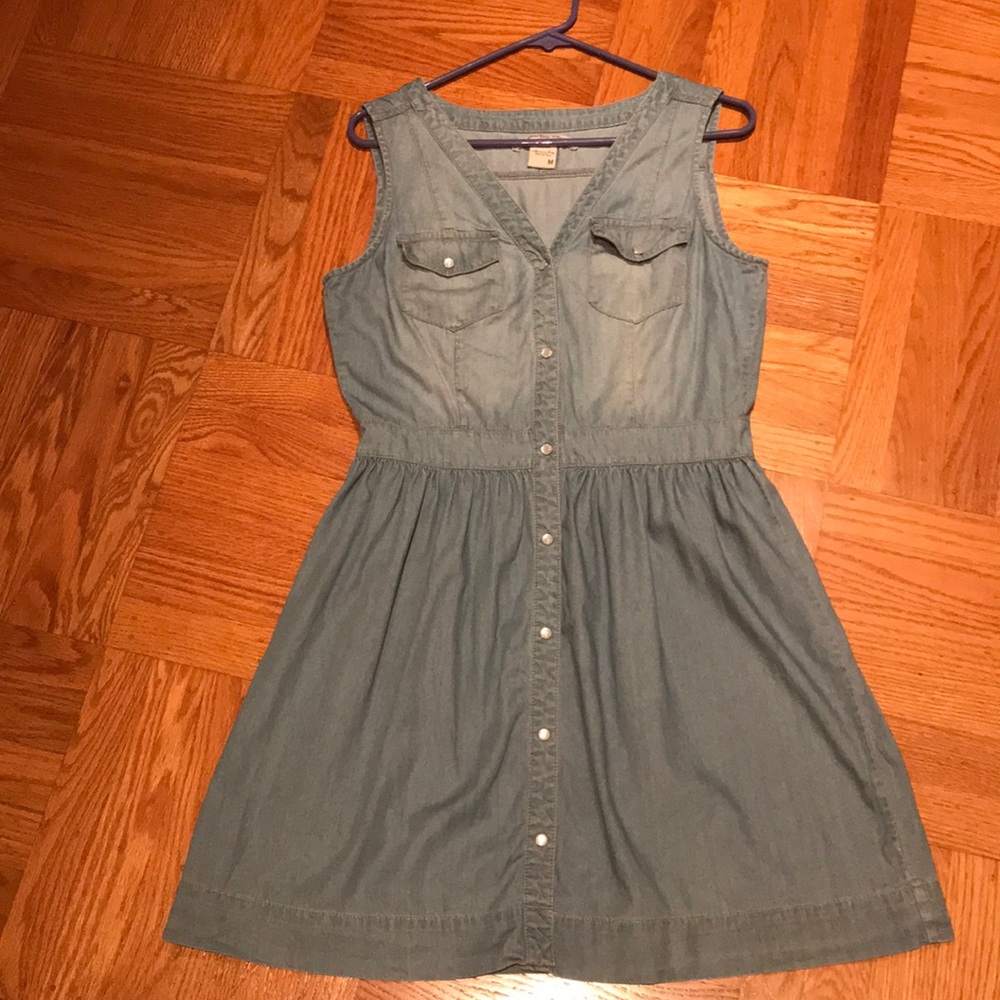 Blue denim-ish dress
